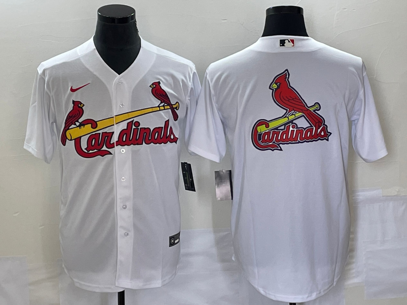 Men's St. Louis Cardinals White Home Team Jersey